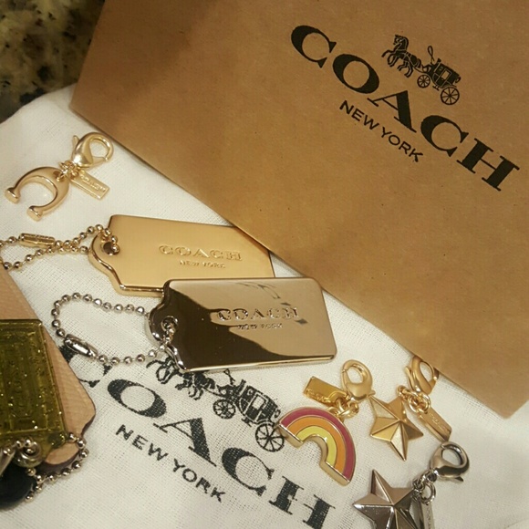 Coach Accessories Heavy Gold Metal Coach Hang Tag New Poshmark